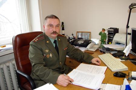 Начальник 11­-й военной автомобильной инспекции (региональной) Западного военного округа полковник Игорь КОСТРЕЦОВ.
