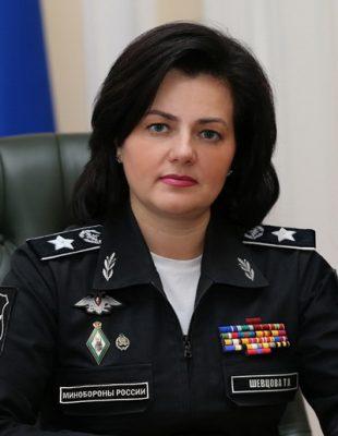 На снимке: Заместитель министра обороны Татьяна Шевцова. 