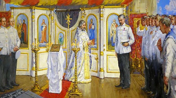 На крейсере «Аврора» впервые с 1917 года начал работу православный храм