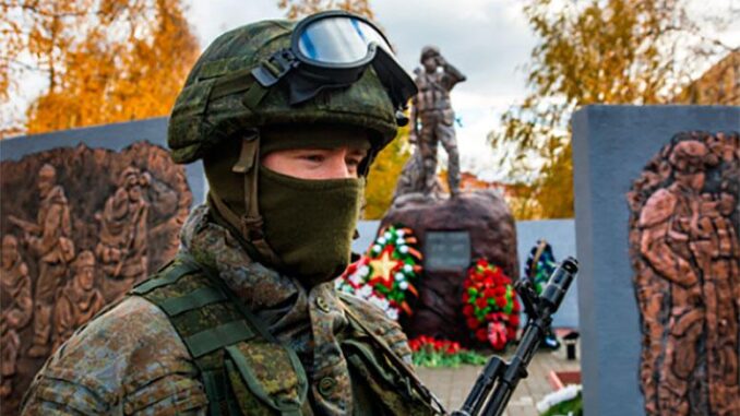 Мемориальный комплекс открыли в Нижнем Новгороде на территории соединения разведки Западного военного округа