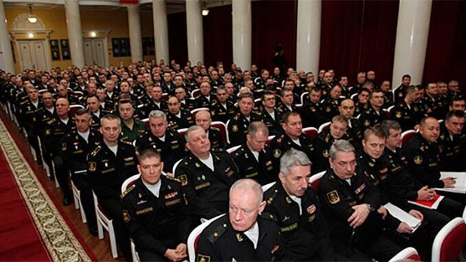 Военный совет ВМФ России в Санкт-Петербурге определил лучшие объединения, соединения и экипажи по итогам 2018 года