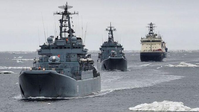 Краснознамённая Кольская флотилия разнородных сил признана лучшим объединением Северного флота.