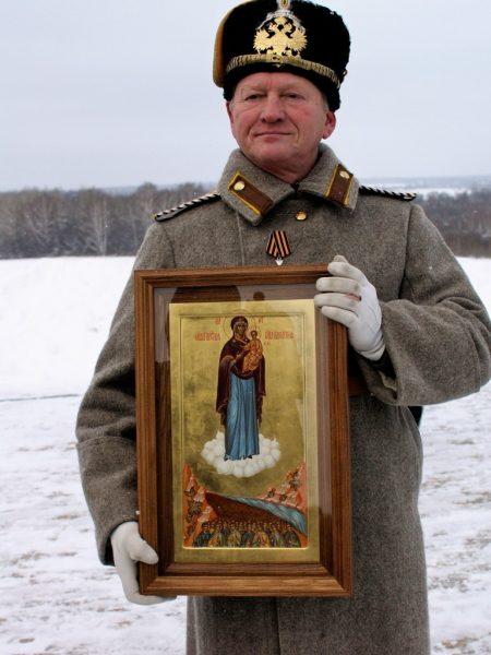 Икона Богородицы «Одигитрия Вяземская Ратная» подарена Бородинскому музею