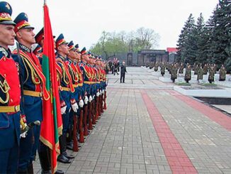 Российские военнослужащие в Приднестровье приняли участие в мероприятиях, посвященных 75-летию освобождению Тирасполя