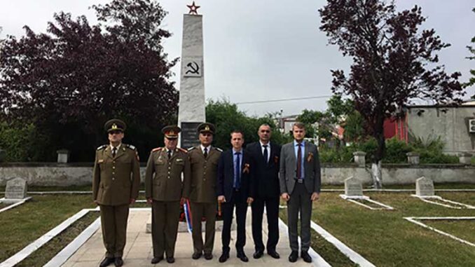 На российском воинском захоронении в румынской Слатине прошли мероприятия, посвященные Великой Победе