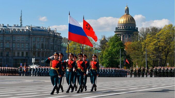 В Санкт-Петербурге прошел парад в честь 74-й годовщины Победы в Великой Отечественной войне