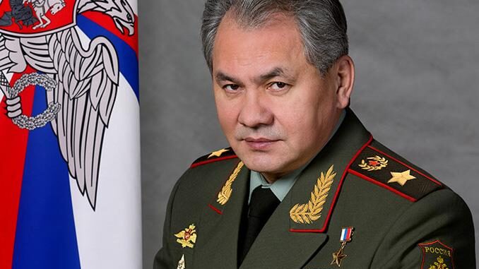 Министр обороны Российской Федерации генерал армии С. Шойгу