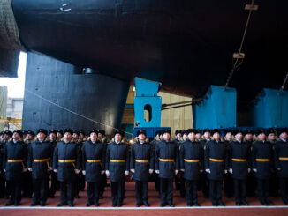 В Северодвинске выведен из эллинга подводный крейсер "Князь Пожарский"