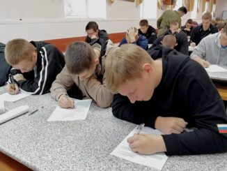 Приемная компания по набору курсантов первого курса.