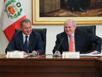 Министр обороны России генерал армии Сергей Шойгу провел в Лиме переговоры с высшим руководством Перу